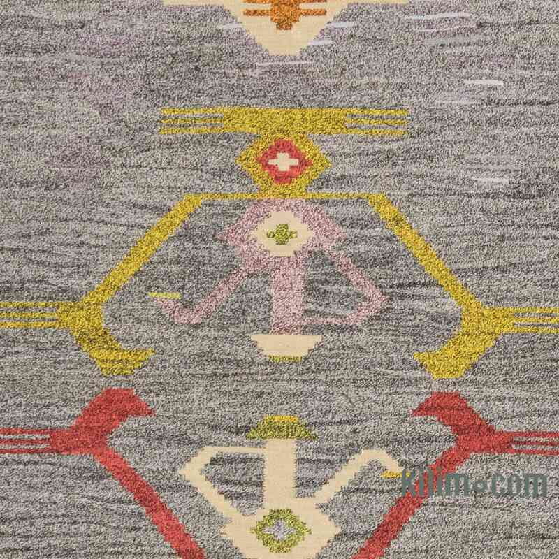 New Contemporary Handwoven Kilim Rug - 8' 1" x 10' 3" (97" x 123") - Vintage Yarn - K0039581