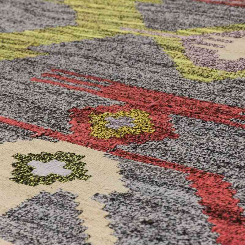 New Contemporary Handwoven Kilim Rug - 8' 1" x 10' 3" (97" x 123") - Vintage Yarn - K0039581