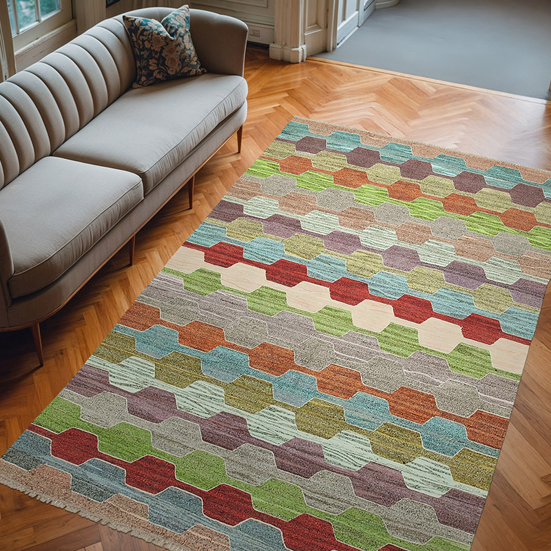 Yeni El Dokuma Kilim - 205 cm x 313 cm - K0039663