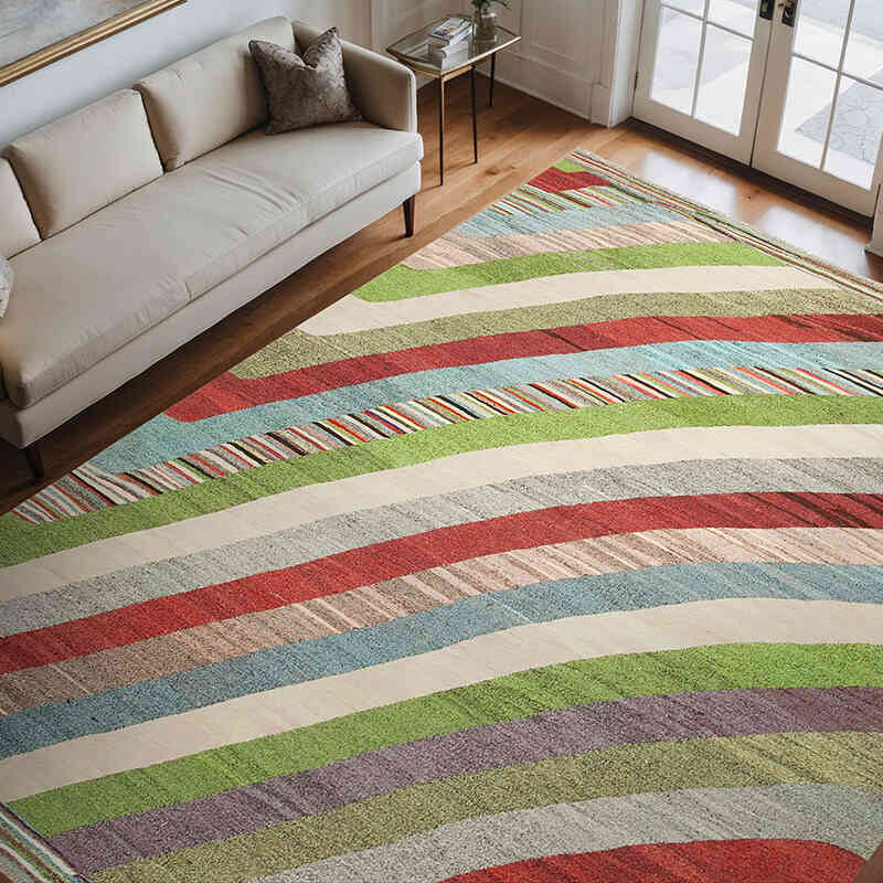 Yeni El Dokuma Kilim - 261 cm x 328 cm - K0039666