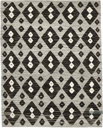 New Contemporary Handwoven Kilim Rug - 8'  x 10' 4" (96" x 124") - Vintage Yarn