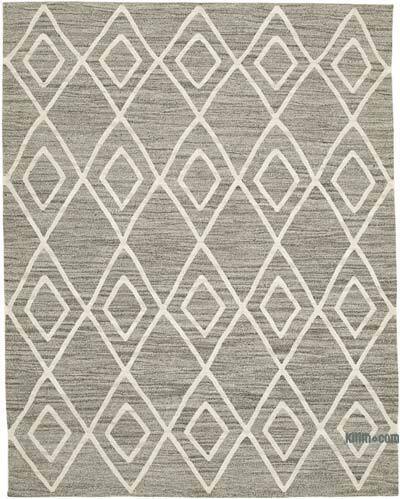 New Contemporary Handwoven Kilim Rug - 7' 9" x 10'  (93" x 120") - Vintage Yarn