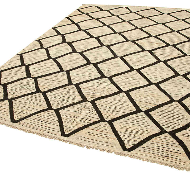 New Contemporary Handwoven Kilim Rug - 8' 1" x 10'  (97" x 120") - Vintage Yarn - K0039698