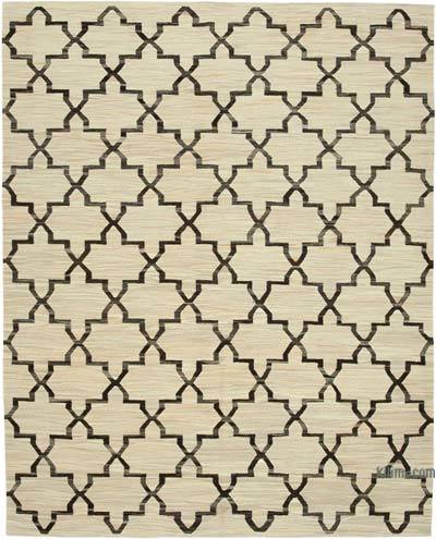 New Contemporary Handwoven Kilim Rug - 7' 11" x 10'  (95" x 120")