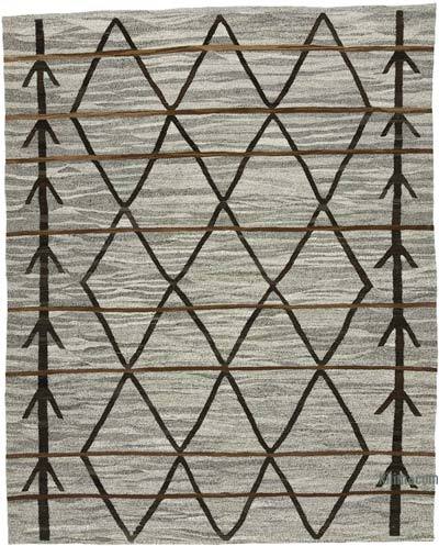 New Contemporary Handwoven Kilim Rug - 8'  x 10'  (96" x 120") - Vintage Yarn