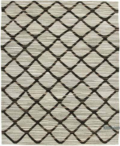 New Contemporary Handwoven Kilim Rug - 8'  x 10' 1" (96" x 121") - Vintage Yarn