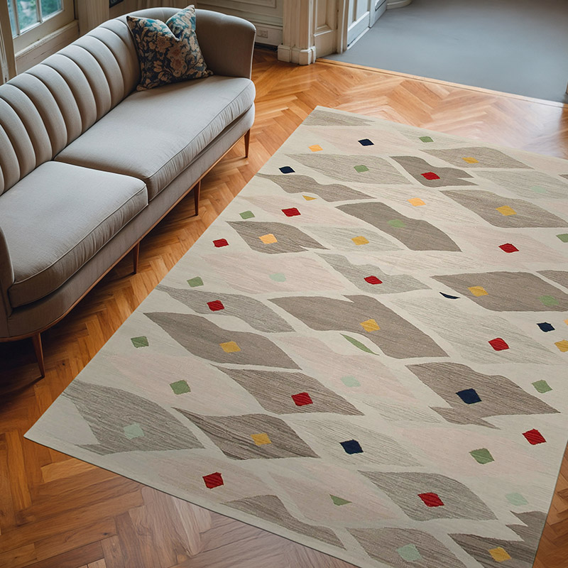 Alfombra Kilim Old Yarn - 205 cm x 289 cm - K0039760