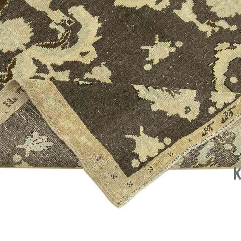 All Wool Hand-Knotted Vintage Turkish Rug - 5' 1" x 9' 1" (61" x 109") - K0039782