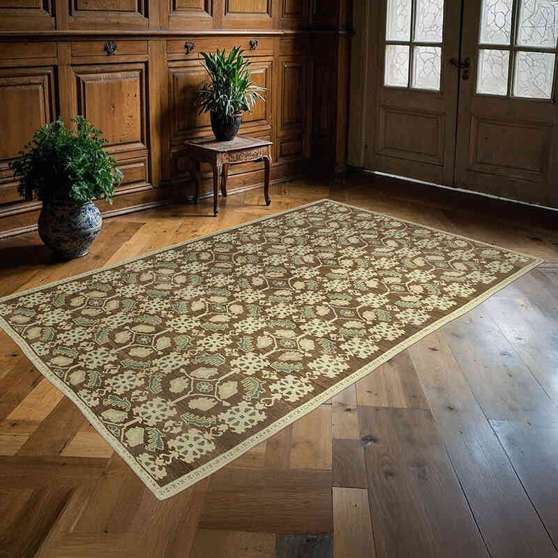 El Dokuma Vintage Halı - 157 cm x 248 cm - K0039785