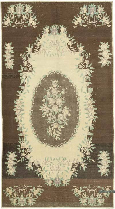 El Dokuma Vintage Halı - 148 cm x 270 cm