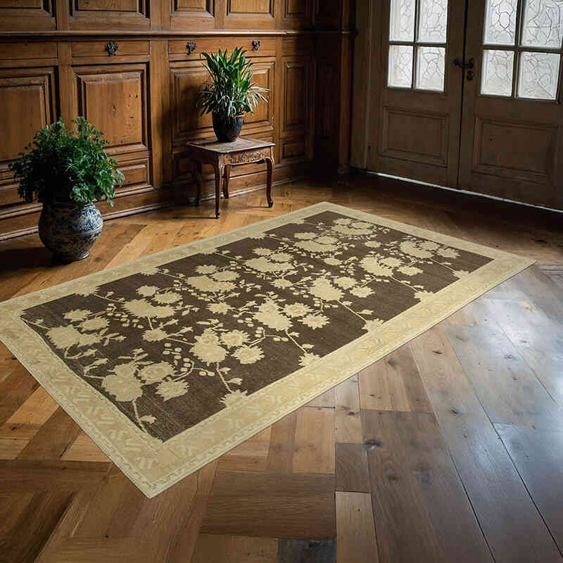El Dokuma Vintage Halı - 148 cm x 244 cm - K0039809