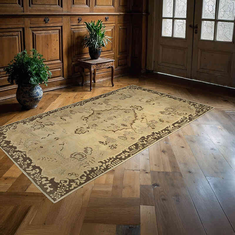 El Dokuma Vintage Halı - 149 cm x 266 cm - K0039810