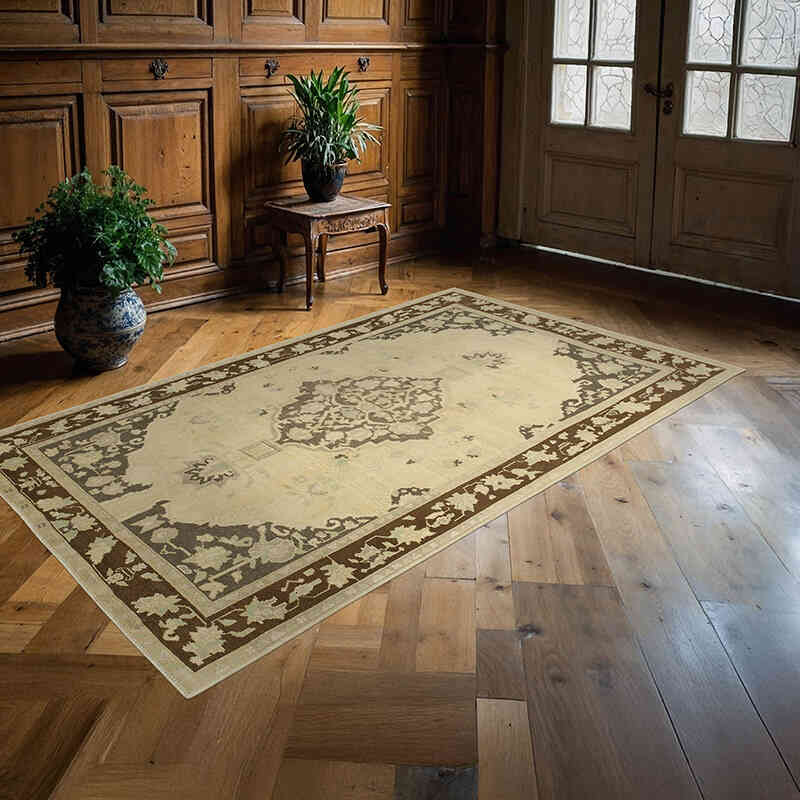 El Dokuma Vintage Halı - 154 cm x 261 cm - K0039811