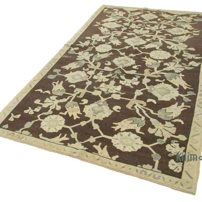All Wool Hand-Knotted Vintage Turkish Rug - 4' 11" x 8' 8" (59" x 104") - K0039821