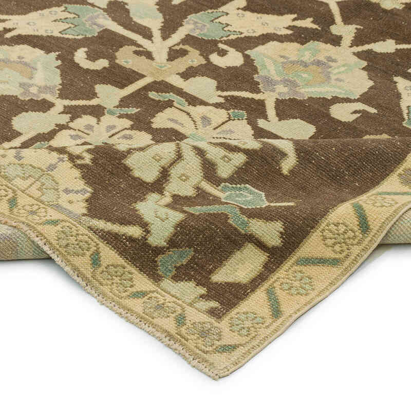 All Wool Hand-Knotted Vintage Turkish Rug - 4' 11" x 8' 8" (59" x 104") - K0039821