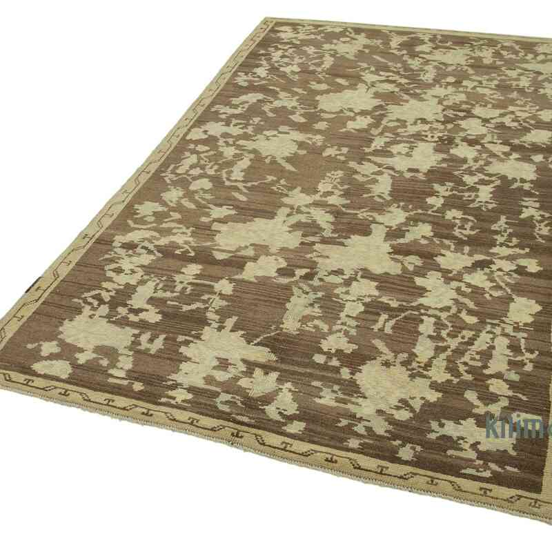 All Wool Hand-Knotted Vintage Turkish Rug - 4' 6" x 7' 8" (54" x 92") - K0039845