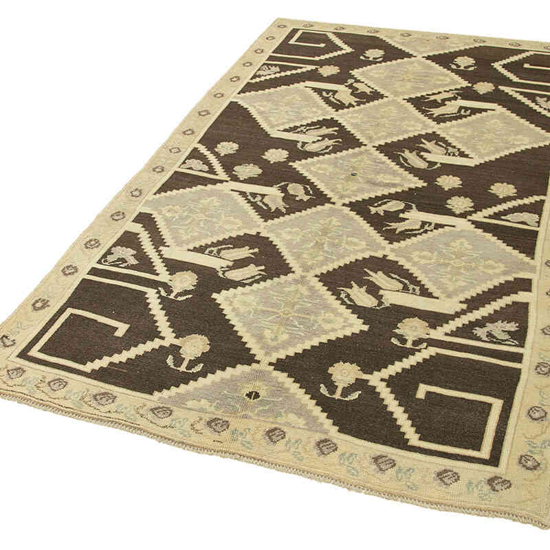 El Dokuma Vintage Halı - 140 cm x 231 cm - K0039847