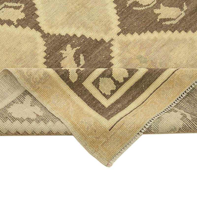 All Wool Hand-Knotted Vintage Turkish Rug - 4' 1" x 7' 5" (49" x 89") - K0039849