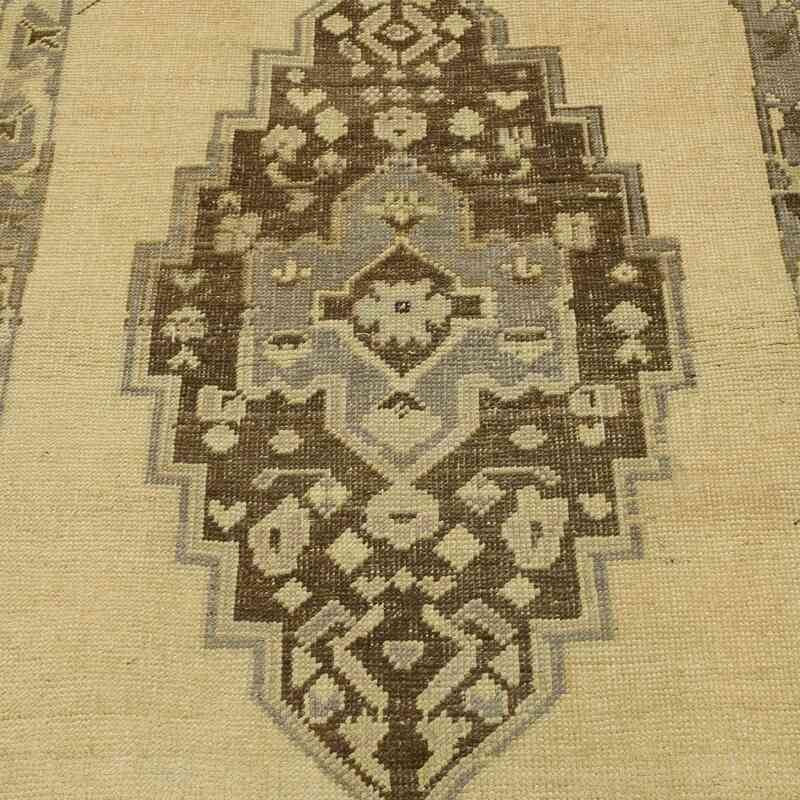 All Wool Hand-Knotted Vintage Turkish Rug - 3' 4" x 5' 4" (40" x 64") - K0039857