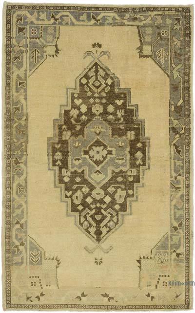 El Dokuma Vintage Halı - 102 cm x 163 cm