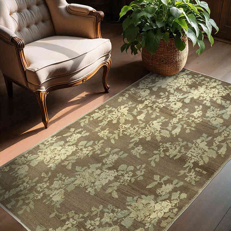 El Dokuma Vintage Halı - 131 cm x 195 cm - K0039877