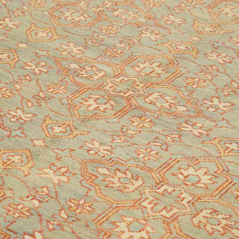 New Hand Knotted Wool Oushak Rug - 9' 3" x 11' 11" (111" x 143") - K0040468
