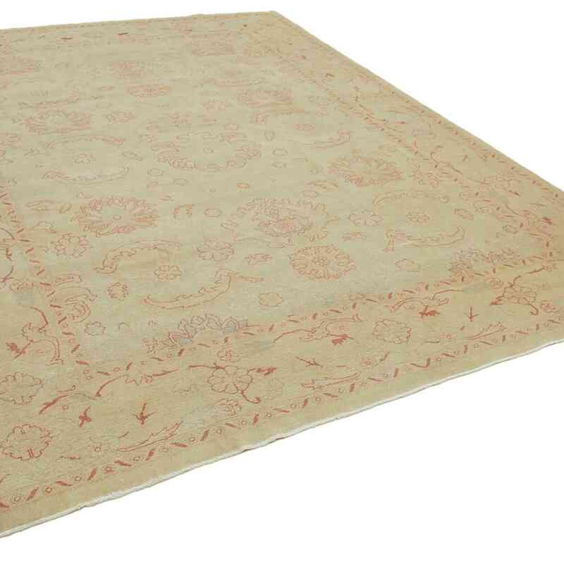 New Hand Knotted Wool Oushak Rug - 8' 8" x 11' 7" (104" x 139") - K0040505
