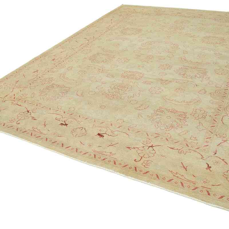 New Hand Knotted Wool Oushak Rug - 8' 8" x 11' 7" (104" x 139") - K0040505