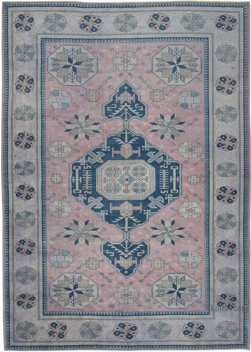 New Hand Knotted Wool Oushak Rug - 9' 7" x 13' 5" (115" x 161") - K0040519