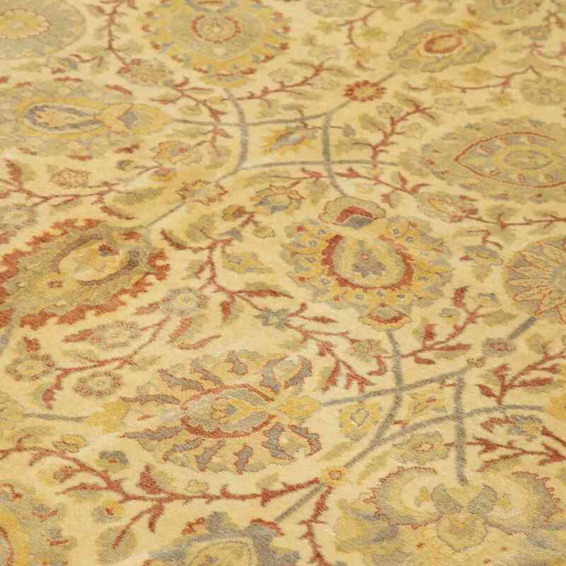 New Hand Knotted Wool Oushak Rug - 8' 6" x 11' 8" (102" x 140") - K0040544