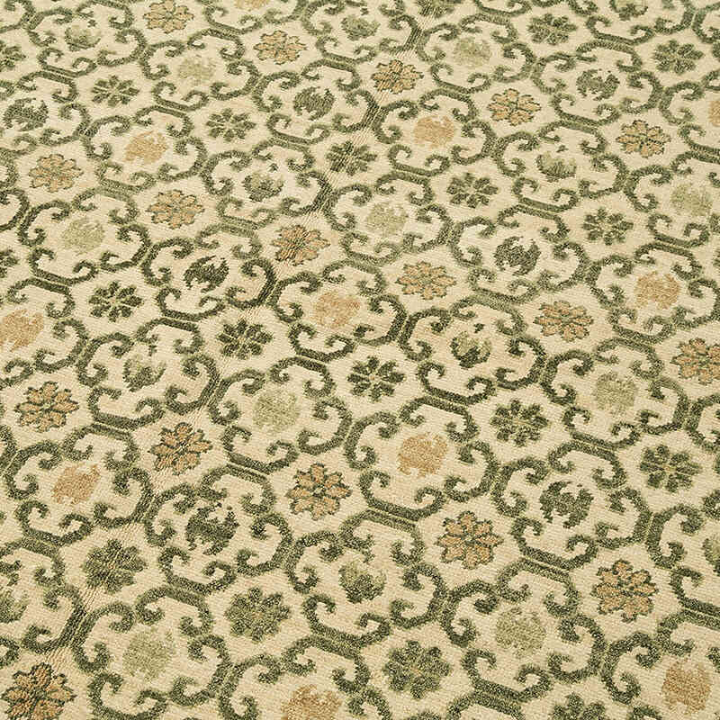 Nueva Alfombra Oushak Tejida a Mano - 244 cm x 306 cm - K0040568