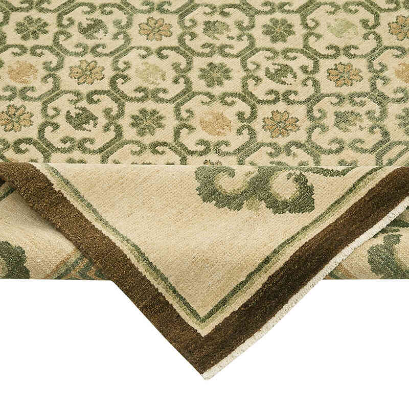 Nueva Alfombra Oushak Tejida a Mano - 244 cm x 306 cm - K0040568