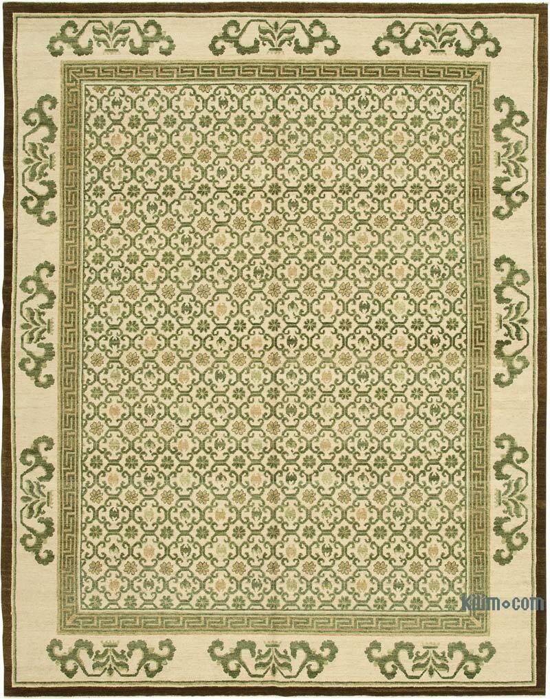 Nueva Alfombra Oushak Tejida a Mano - 244 cm x 306 cm - K0040568