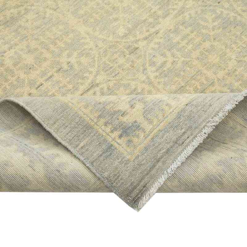 New Hand Knotted Wool Oushak Rug - 7' 9" x 9' 1" (93" x 109") - K0040573