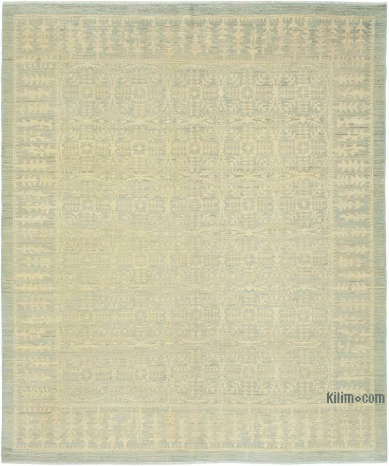 New Hand Knotted Wool Oushak Rug - 7' 9" x 9' 1" (93" x 109") - K0040573