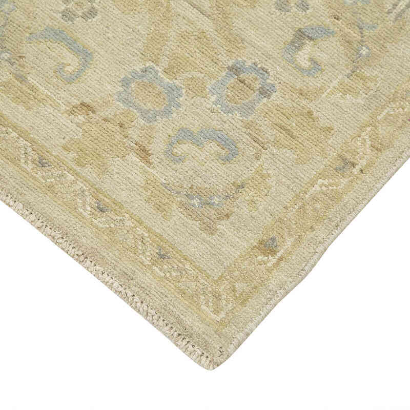 New Hand Knotted Wool Oushak Rug - 9'  x 11' 7" (108" x 139") - K0040574