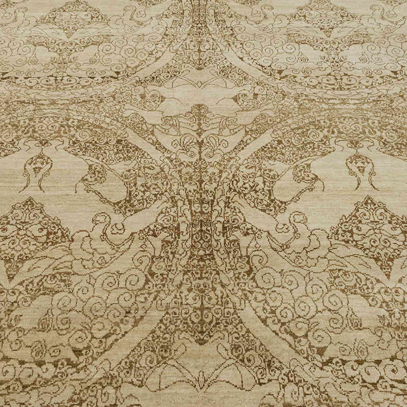 Nueva Alfombra Oushak Tejida a Mano - 182 cm x 273 cm - K0040585