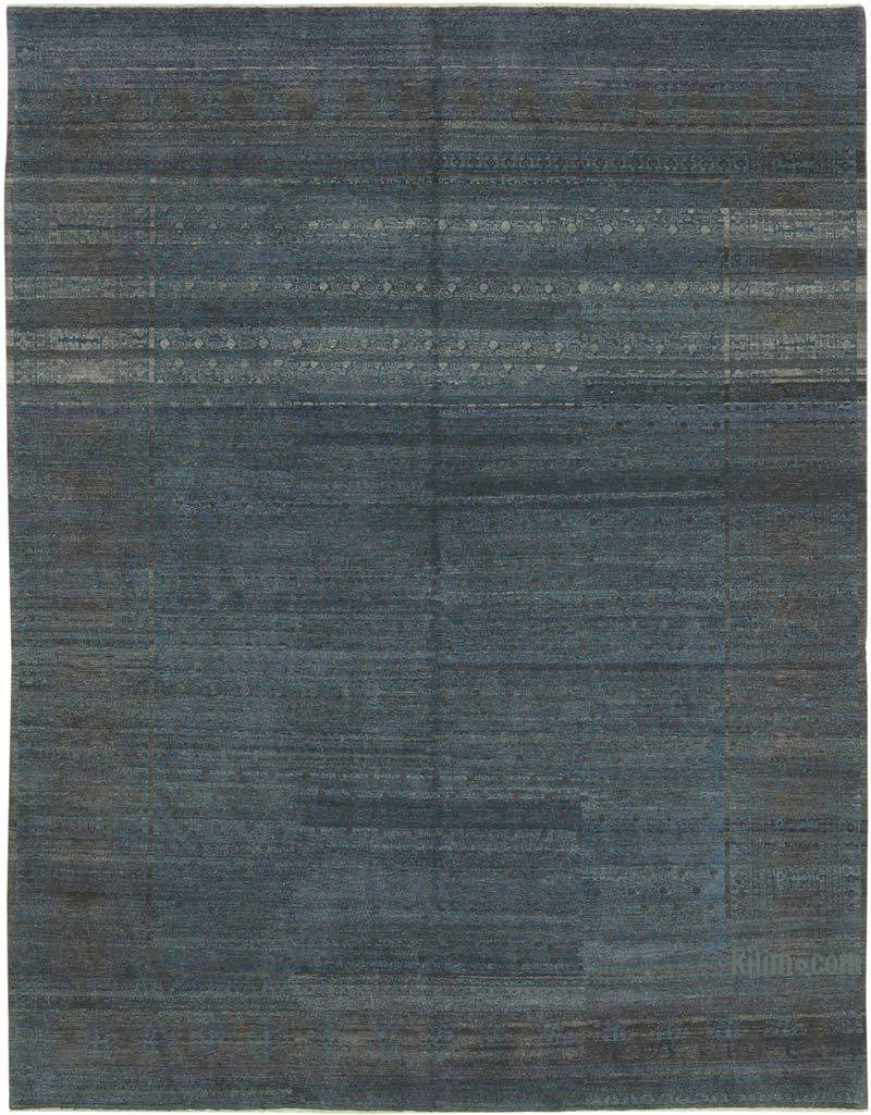 New Hand Knotted Wool Rug - 7' 9" x 9' 11" (93" x 119") - K0040587