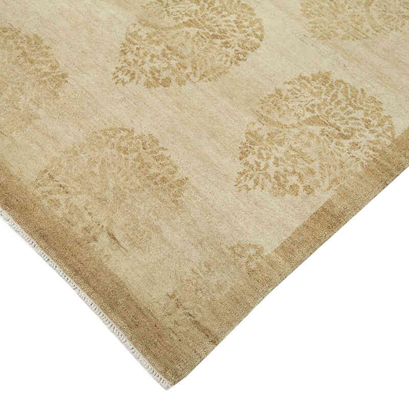 New Hand Knotted Wool Oushak Rug - 5' 11" x 8' 7" (71" x 103") - K0040591