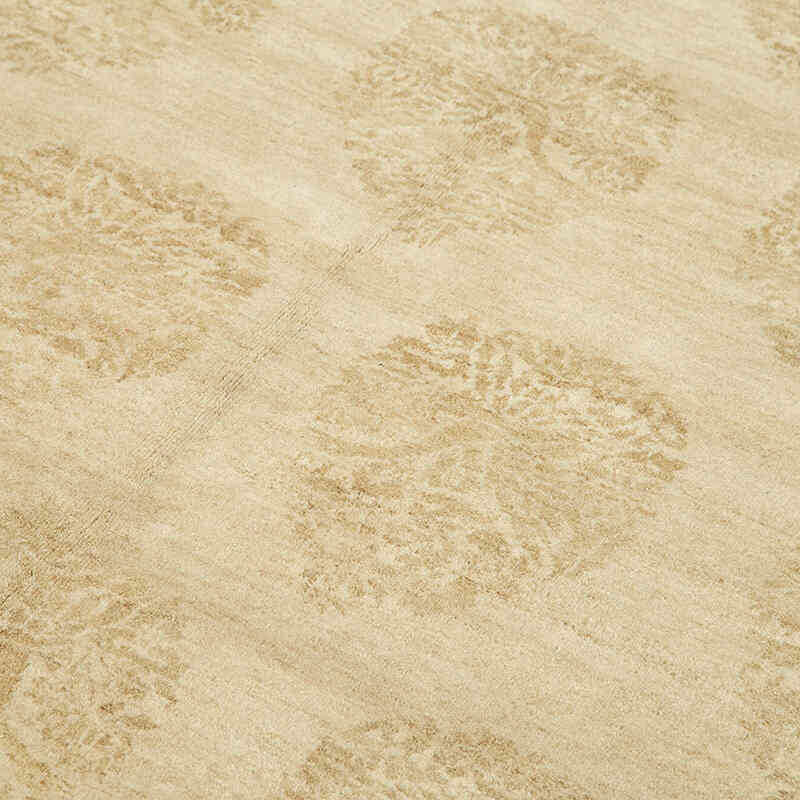 New Hand Knotted Wool Oushak Rug - 5' 11" x 8' 7" (71" x 103") - K0040591
