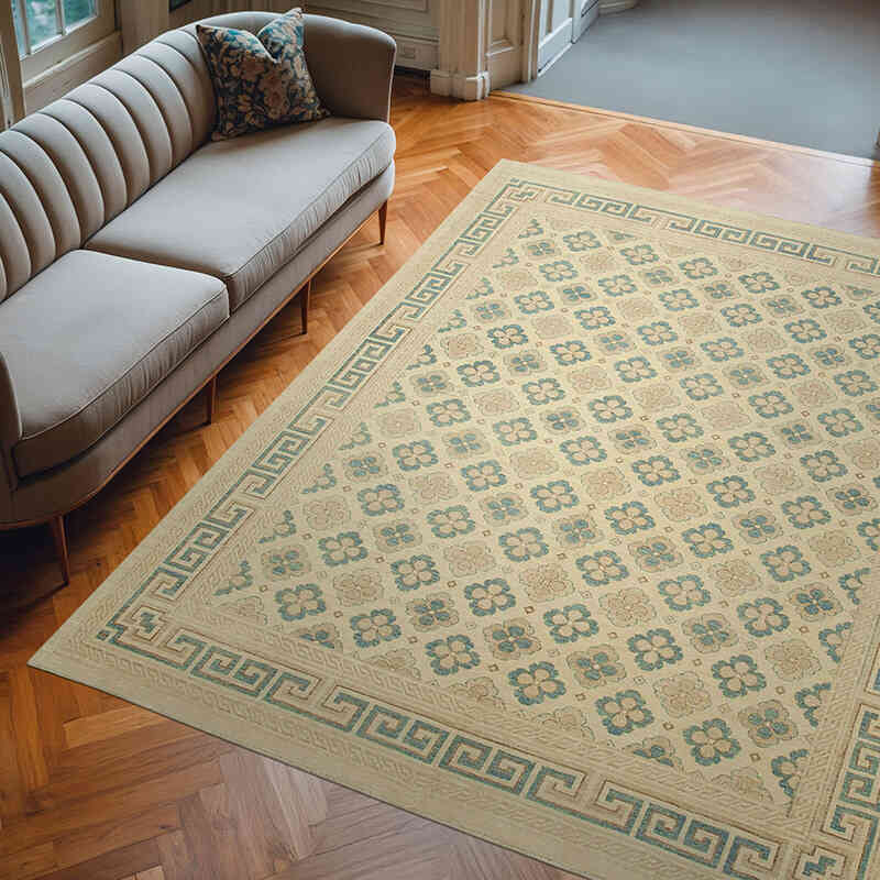 Nueva Alfombra Oushak Tejida a Mano - 245 cm x 300 cm - K0040620