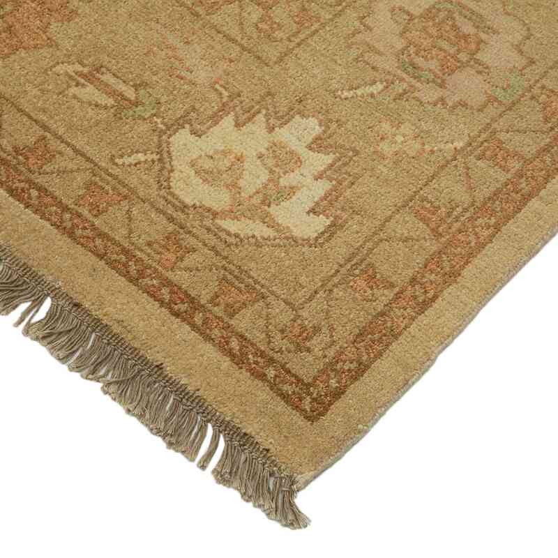New Hand Knotted Wool Oushak Rug - 9'  x 11' 11" (108" x 143") - K0040638