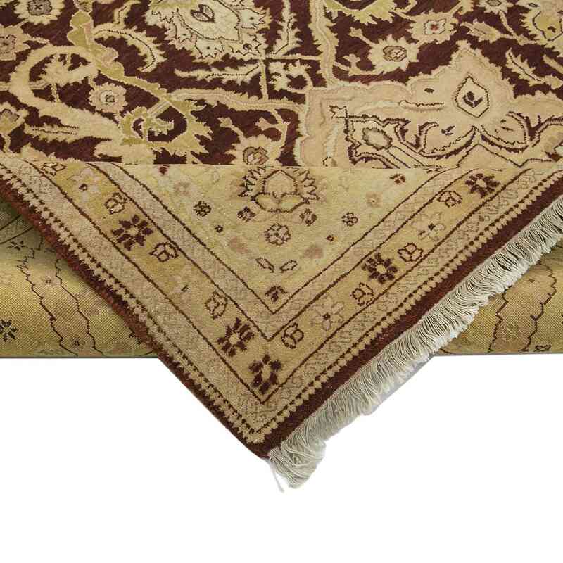 New Hand Knotted Wool Oushak Rug - 9' 2" x 12' 2" (110" x 146") - K0040660