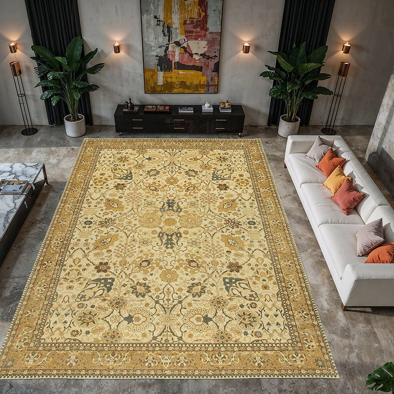 New Hand Knotted Wool Oushak Rug - 9' 11" x 13' 11" (119" x 167") - K0040663