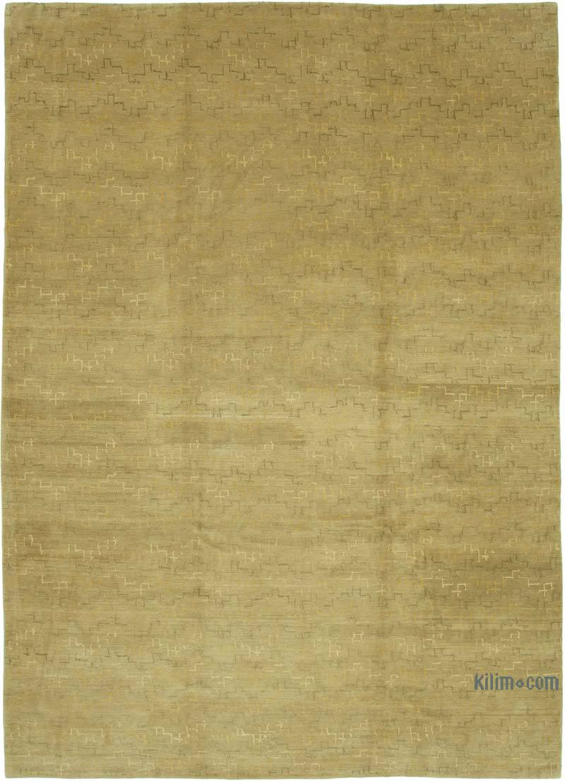 New Hand Knotted Wool Rug - 9' 6" x 13' 5" (114" x 161") - K0040676