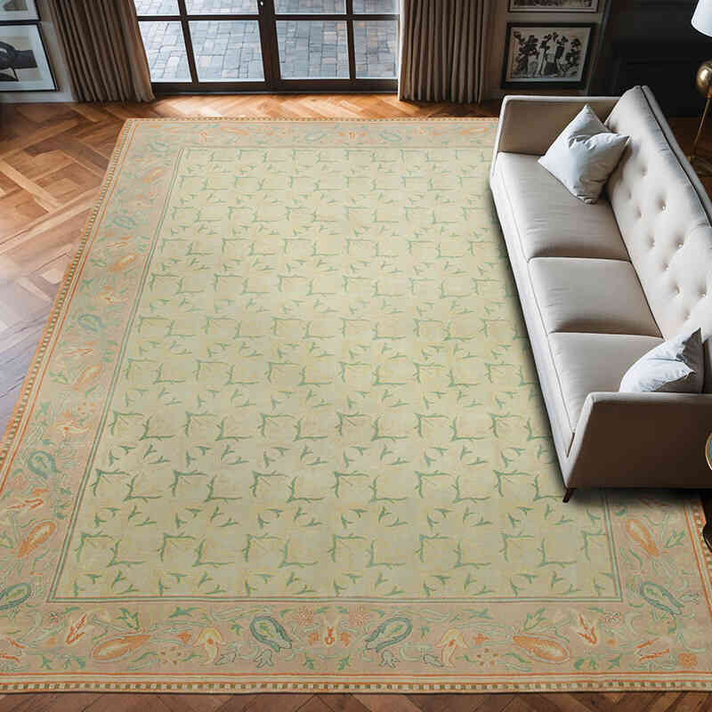 Nueva Alfombra Oushak Tejida a Mano - 312 cm x 412 cm - K0040680