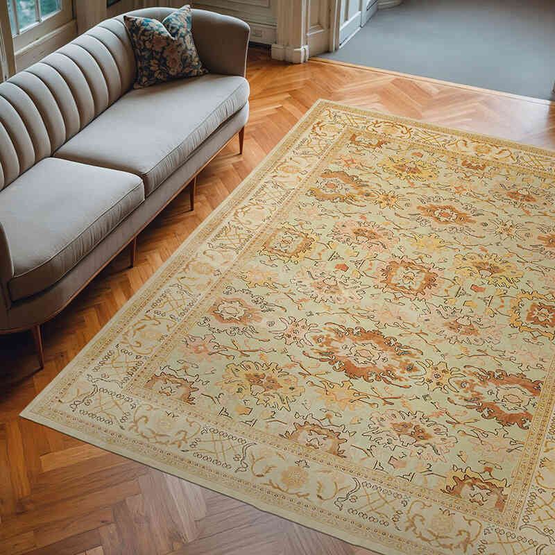 Yeni El Dokuma Uşak Halısı - 255 cm x 302 cm - K0040696