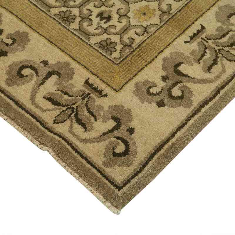 New Hand Knotted Wool Oushak Rug - 9' 11" x 14' 2" (119" x 170") - K0040698