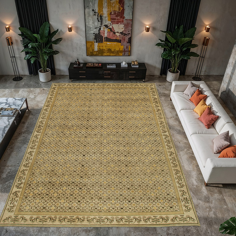 New Hand Knotted Wool Oushak Rug - 9' 11" x 14' 2" (119" x 170") - K0040698