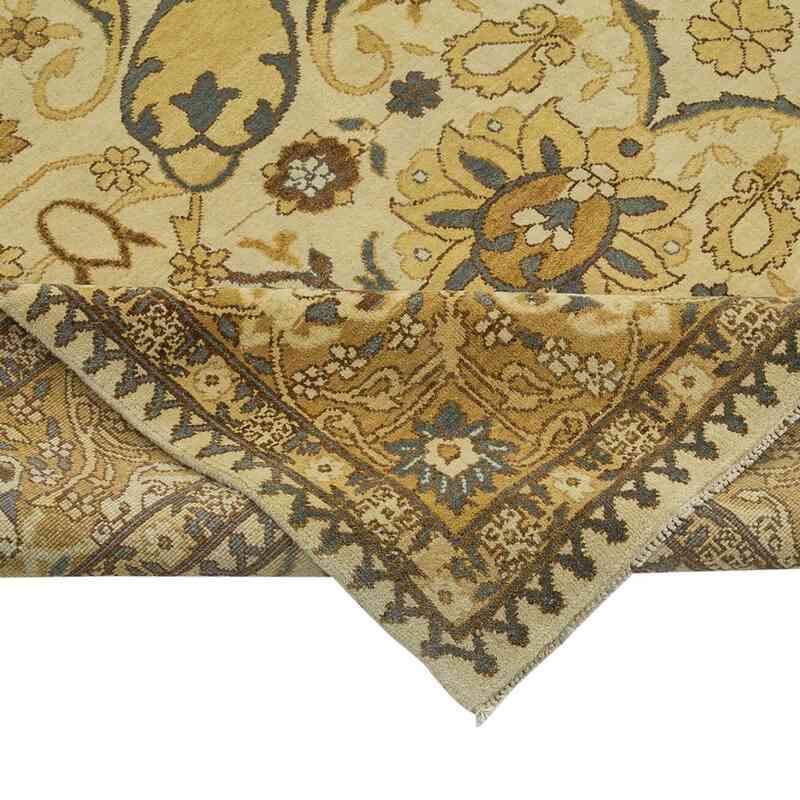 New Hand Knotted Wool Oushak Rug - 9' 10" x 14' 1" (118" x 169") - K0040699